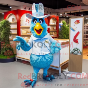 Maskotdrakt Sky Blue...