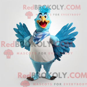 Maskotdrakt Sky Blue...