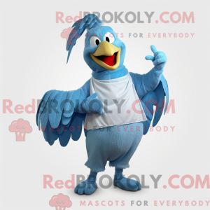 Maskotdrakt Sky Blue...