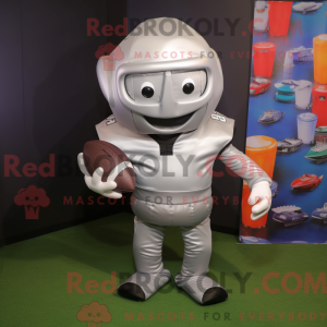 Silver American Football...