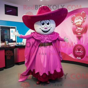 Magenta Cowboy maskot...