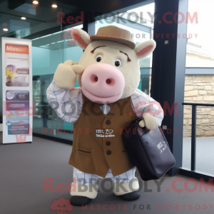 Costume mascotte de vache...