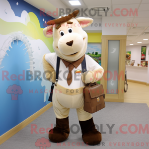 Costume mascotte de vache...