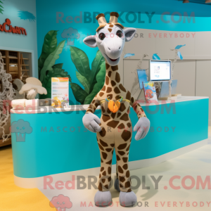 Costume mascotte de girafe...