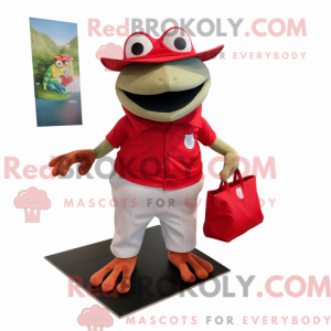 Rode Kikker mascottekostuum...