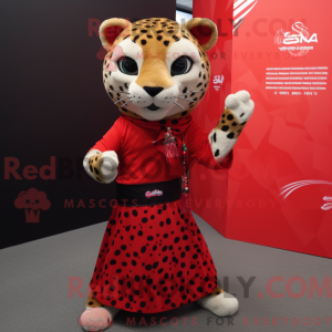 Disfraz de mascota leopardo...