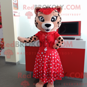 Disfraz de mascota leopardo...