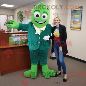 Green Attorney mascot...