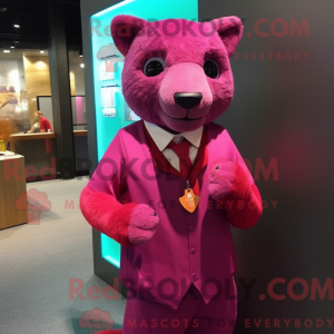 Postava maskota Magenta...