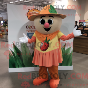 Costume de mascotte Peach...