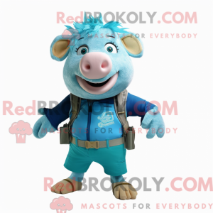 Personnage mascotte de Cyan...