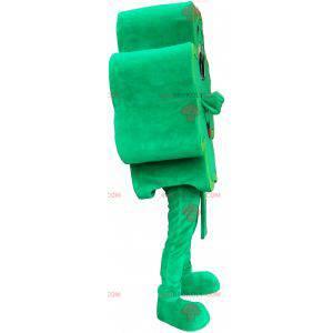 Speelse mascotte groen klavertje vier - Redbrokoly.com
