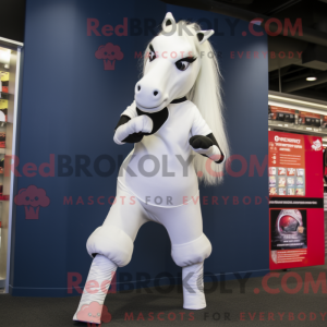White Mare mascottekostuum...