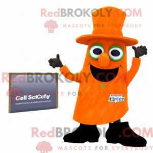 Orange Celery mascot...