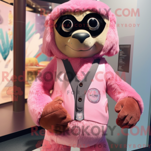 Disfraz de mascota Pink...