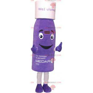 Purple bottle mascot. Lotion mascot - Redbrokoly.com