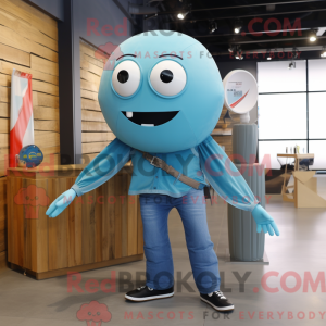 Disfraz de mascota Cyan...