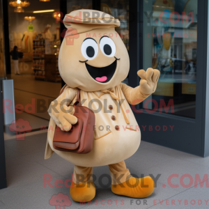 Tan Goulash mascottekostuum...