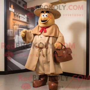 Tan Goulash mascottekostuum...
