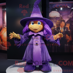 Purple Witch S Hat mascot...