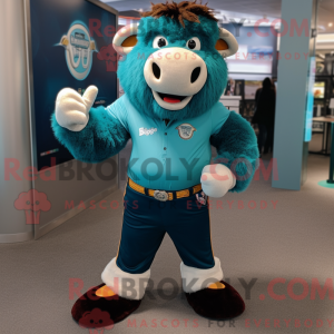Blågrøn Bison...