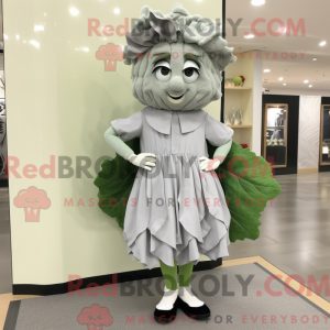 Gray Cabbage Leaf mascot...