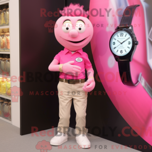 Disfraz de mascota de reloj...
