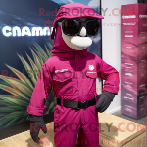 Personnage mascotte Magenta...