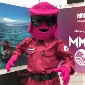 Personnage mascotte Magenta...
