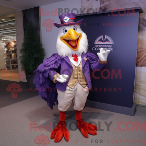 Disfraz de mascota Purple...