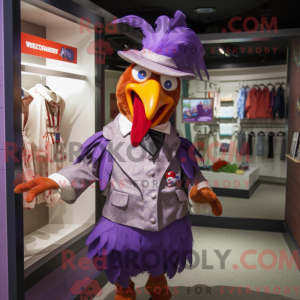 Disfraz de mascota Purple...
