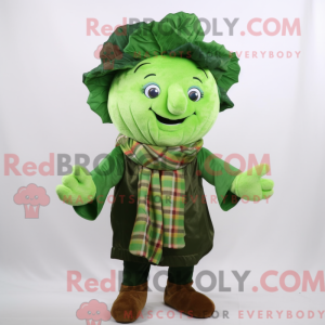 Forest Green Cabbage maskot...