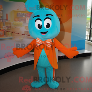 Turquoise Orange mascot...