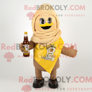 Beige Bottle Of Mustard...
