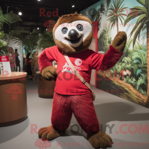 Figura de máscara Red Sloth...