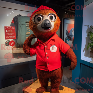Figura de máscara Red Sloth...