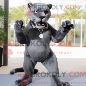 Grijze Panter mascotte...
