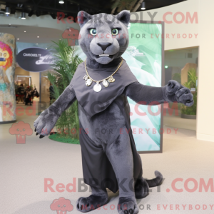 Grijze Panter mascotte...