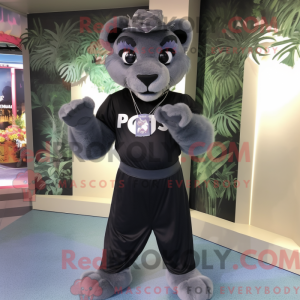 Grijze Panter mascotte...