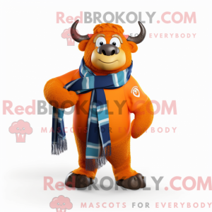 Maskotka Orange Bison w...
