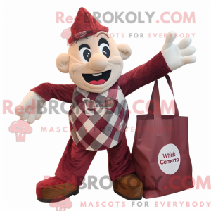 Maroon Contortionist maskot...