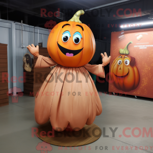 Tan Pumpkin-mascottekostuum...