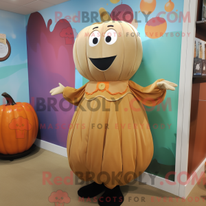 Postava maskota Tan Pumpkin...