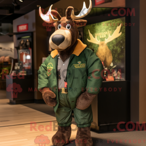 Costume de mascotte d élan...