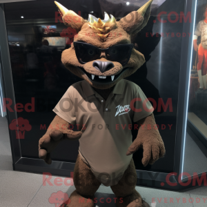 Disfraz de mascota gárgola...
