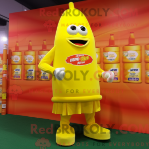 Citrongul flaske ketchup...
