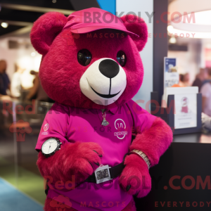 Máscara Magenta Teddy Bear...