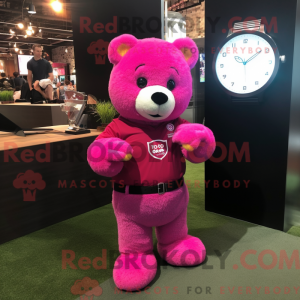 Máscara Magenta Teddy Bear...