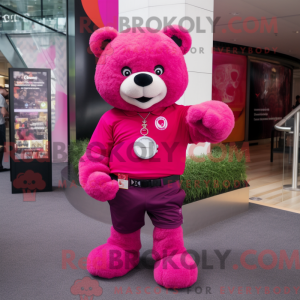 Máscara Magenta Teddy Bear...