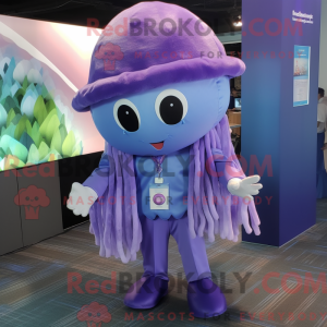 Lavendel vandmand maskot...